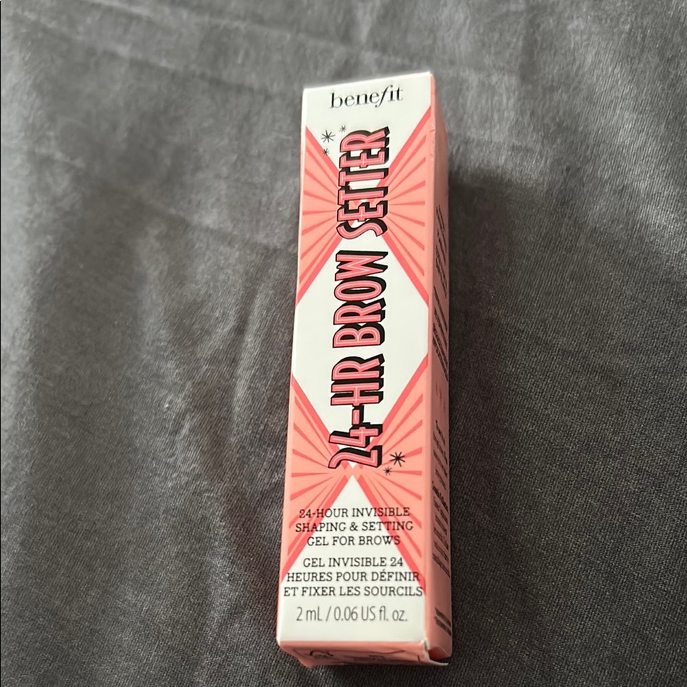 NIB Benefit Brow Gel Makeup 24 hour invisible, shaping and setting travel size